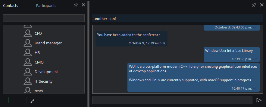 Разделитель WUI